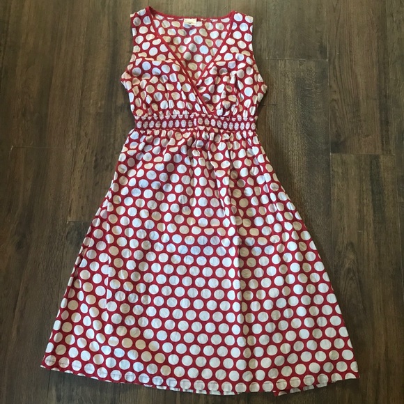 Motherhood Maternity Dresses & Skirts - Motherhood Maternity Red & White Polka Dot Dress